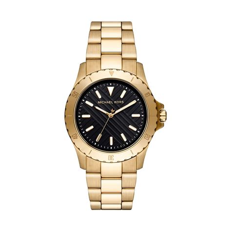 michael kors herenhorloge zwart|Men's Black Oversized Watches .